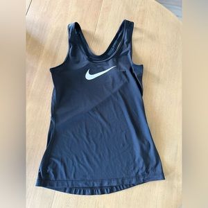 Nike Pro Womens Black Athletic Racer Back Tank Top sz S Activewear Sporty Hike